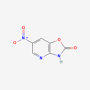 molecular formula C6H3N3O4 B1426705 6-Nitrooxazolo[4,5-b]pyridin-2(3H)-one CAS No. 21594-54-7