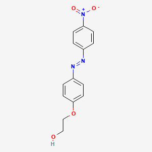 2-{4-[(E)-(4-Nitrophenyl)diazenyl]phenoxy}ethan-1-ol