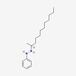 B14267187 1-(Dodecan-2-YL)-2-phenylhydrazine CAS No. 163970-21-6