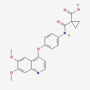 molecular formula C22H20N2O6 B1426728 Cabozantinib metabolite M7 CAS No. 849217-77-2