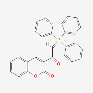 3-[(Triphenyl-lambda~5~-phosphanylidene)acetyl]-2H-1-benzopyran-2-one