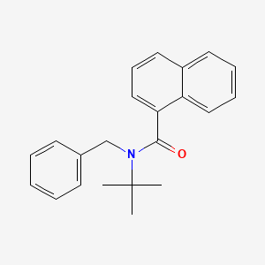 1-Naphthalenecarboxamide, N-(1,1-dimethylethyl)-N-(phenylmethyl)-