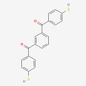 (1,3-Phenylene)bis[(4-sulfanylphenyl)methanone]