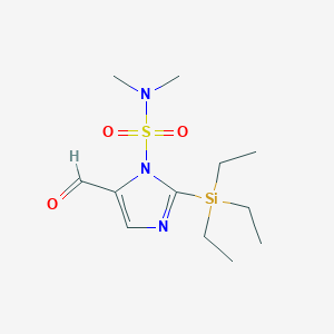 5-Formyl-N,N-dimethyl-2-(triethylsilyl)-1H-imidazole-1-sulfonamide