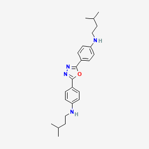 4,4'-(1,3,4-Oxadiazole-2,5-diyl)bis[N-(3-methylbutyl)aniline]