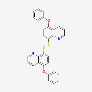 8,8'-Disulfanediylbis(5-phenoxyquinoline)