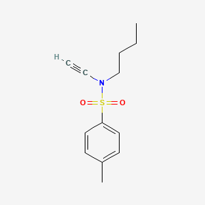 molecular formula C13H17NO2S B14267414 N-Butyl-N-ethynyl-4-methylbenzene-1-sulfonamide CAS No. 205885-38-7