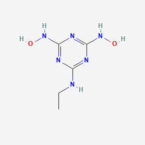 N~2~-Ethyl-N~4~,N~6~-dihydroxy-1,3,5-triazine-2,4,6-triamine