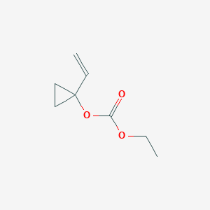 molecular formula C8H12O3 B14267466 Carbonic acid, 1-ethenylcyclopropyl ethyl ester CAS No. 130715-07-0