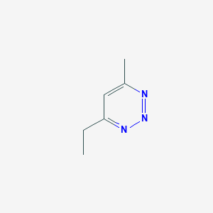 molecular formula C6H9N3 B14267468 4-Ethyl-6-methyl-1,2,3-triazine CAS No. 135634-96-7