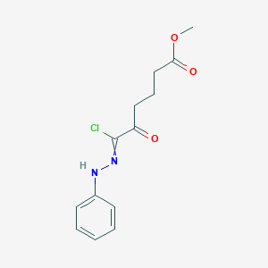 molecular formula C13H15ClN2O3 B14267483 Methyl 6-chloro-5-oxo-6-(2-phenylhydrazinylidene)hexanoate CAS No. 146032-01-1