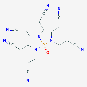 Phosphoric triamide, hexakis(2-cyanoethyl)-