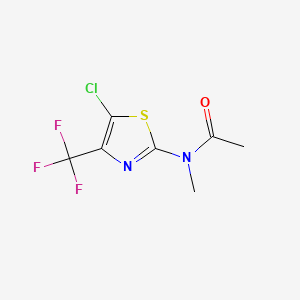 N-(5-Chloro-4-(trifluoromethyl)-1,3-thiazol-2-yl)-N-methylacetamide