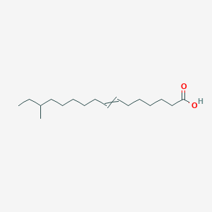 molecular formula C17H32O2 B14267591 14-Methylhexadec-7-enoic acid CAS No. 162229-23-4