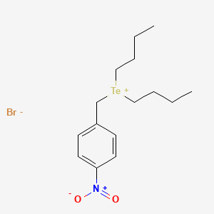 molecular formula C15H24BrNO2Te B14267594 Dibutyl[(4-nitrophenyl)methyl]tellanium bromide CAS No. 136397-81-4