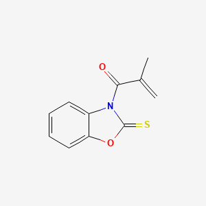 2-Methyl-1-(2-sulfanylidene-1,3-benzoxazol-3(2H)-yl)prop-2-en-1-one