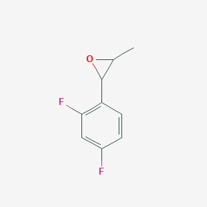 molecular formula C9H8F2O B14267655 2-(2,4-Difluorophenyl)-3-methyloxirane CAS No. 135133-21-0