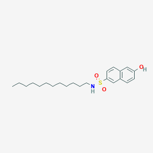 N-Dodecyl-6-hydroxynaphthalene-2-sulfonamide