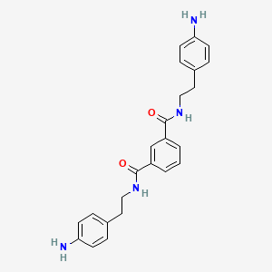 N~1~,N~3~-Bis[2-(4-aminophenyl)ethyl]benzene-1,3-dicarboxamide