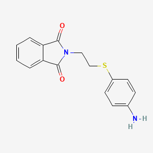 1H-Isoindole-1,3(2H)-dione, 2-[2-[(4-aminophenyl)thio]ethyl]-