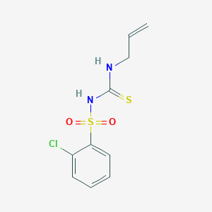 2-Chloro-N-[(prop-2-en-1-yl)carbamothioyl]benzene-1-sulfonamide