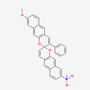 8-Methoxy-8'-nitro-3-phenyl-2,2'-spirobi[naphtho[2,3-b]pyran]