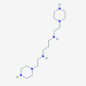 N~1~,N~3~-Bis[2-(piperazin-1-yl)ethyl]propane-1,3-diamine