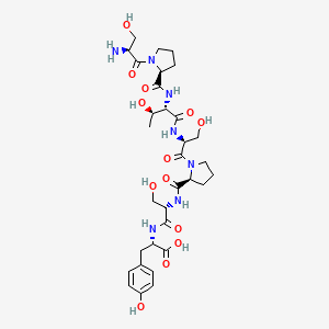 molecular formula C32H47N7O13 B14267987 Ser-Pro-Thr-Ser-Pro-Ser-Tyr CAS No. 154361-25-8