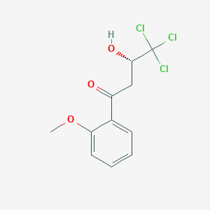 (3S)-4,4,4-Trichloro-3-hydroxy-1-(2-methoxyphenyl)butan-1-one