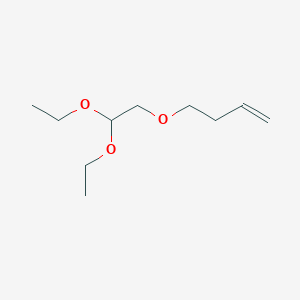 molecular formula C10H20O3 B1426804 4-(2,2-Diethoxy-ethoxy)-but-1-ene CAS No. 1343915-25-2