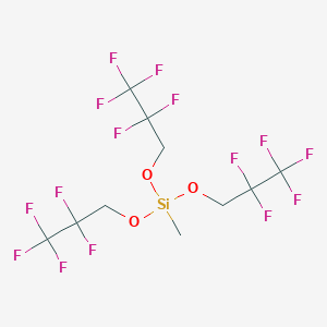 Methyltris(2,2,3,3,3-pentafluoropropoxy)silane