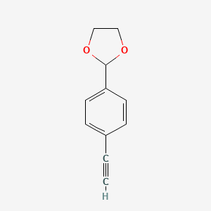 1,3-Dioxolane, 2-(4-ethynylphenyl)-