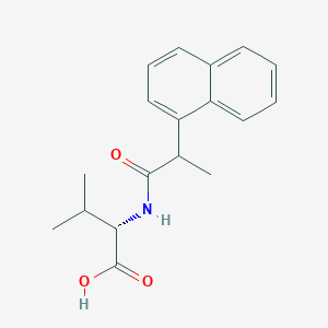 N-[2-(Naphthalen-1-yl)propanoyl]-L-valine