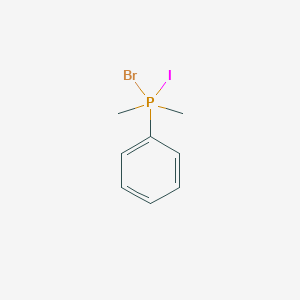 Bromo(iodo)dimethyl(phenyl)-lambda~5~-phosphane