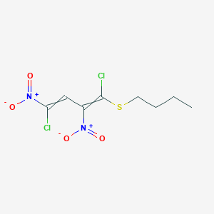 1-(Butylsulfanyl)-1,4-dichloro-2,4-dinitrobuta-1,3-diene