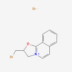 2-(Bromomethyl)-2,3-dihydro[1,3]oxazolo[2,3-a]isoquinolin-4-ium bromide