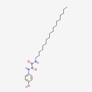 N~1~-(4-Hydroxyphenyl)-N~2~-octadecylethanediamide