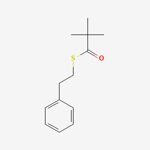 S-(2-Phenylethyl) 2,2-dimethylpropanethioate