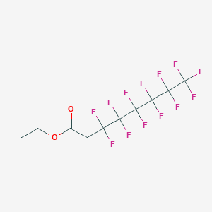 Octanoic acid, 3,3,4,4,5,5,6,6,7,7,8,8,8-tridecafluoro-, ethyl ester