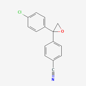 4-[2-(4-Chlorophenyl)oxiran-2-yl]benzonitrile