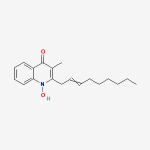 molecular formula C19H25NO2 B14268190 1-Hydroxy-3-methyl-2-(non-2-en-1-yl)quinolin-4(1H)-one CAS No. 162382-62-9