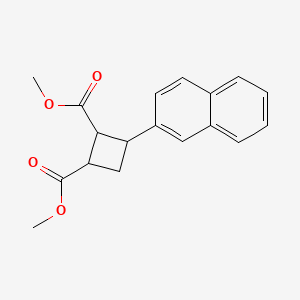 Dimethyl 3-(naphthalen-2-yl)cyclobutane-1,2-dicarboxylate