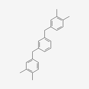 molecular formula C24H26 B14268205 1,1'-[1,3-Phenylenebis(methylene)]bis(3,4-dimethylbenzene) CAS No. 177330-64-2