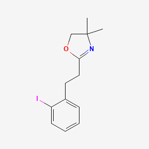 2-[2-(2-Iodophenyl)ethyl]-4,4-dimethyl-4,5-dihydro-1,3-oxazole