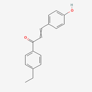 1-(4-Ethylphenyl)-3-(4-hydroxyphenyl)prop-2-en-1-one