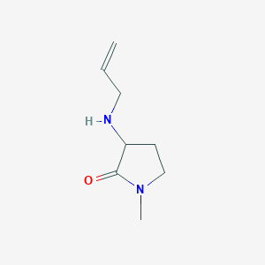 molecular formula C8H14N2O B1426837 1-Methyl-3-[(prop-2-en-1-yl)amino]pyrrolidin-2-one CAS No. 1343805-37-7