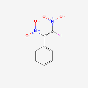 (2-Iodo-1,2-dinitroethenyl)benzene