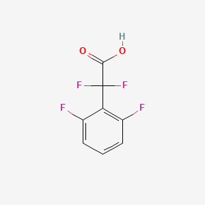 molecular formula C8H4F4O2 B1426882 2-(2,6-Difluorophenyl)-2,2-difluoroacetic acid CAS No. 1344264-52-3