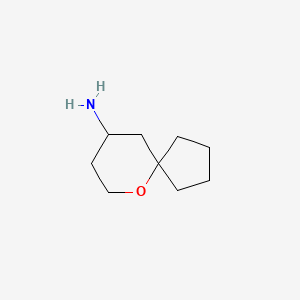 molecular formula C9H17NO B1426896 6-Oxaspiro[4.5]decan-9-amine CAS No. 1343353-82-1