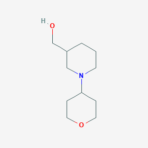 molecular formula C11H21NO2 B1426903 [1-(Oxan-4-yl)piperidin-3-yl]methanol CAS No. 1339120-53-4